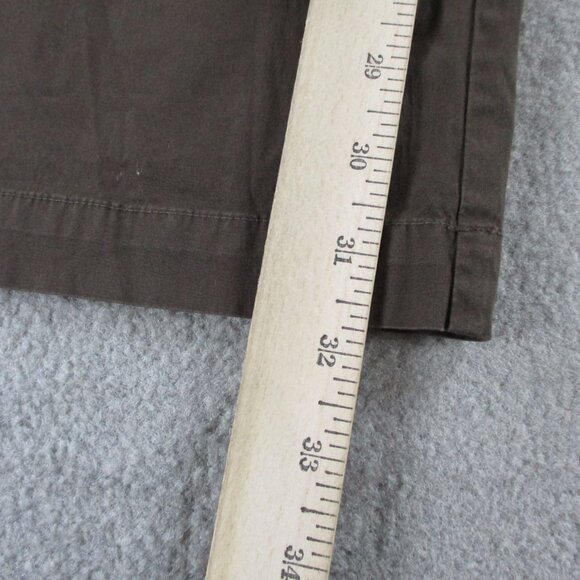 SKIMS Cotton Poplin Pants Womens Medium Brown Washed Dark Sepia Wide Leg NWT NEW - Picture 9 of 13